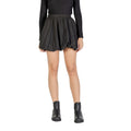 Jacqueline De Yong Schwarzer Minirock aus Polyester
