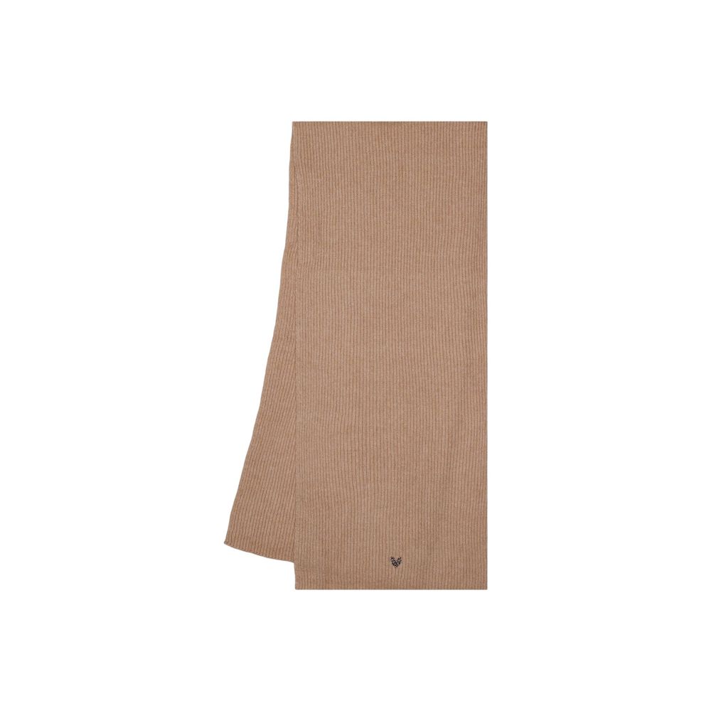Pieces Beiger Schal aus recyceltem Polyester
