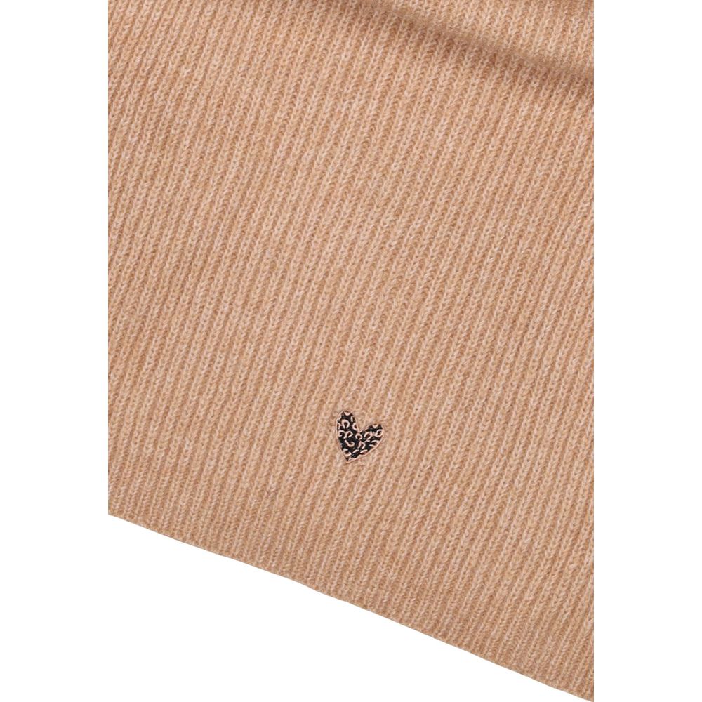 Pieces Beiger Schal aus recyceltem Polyester