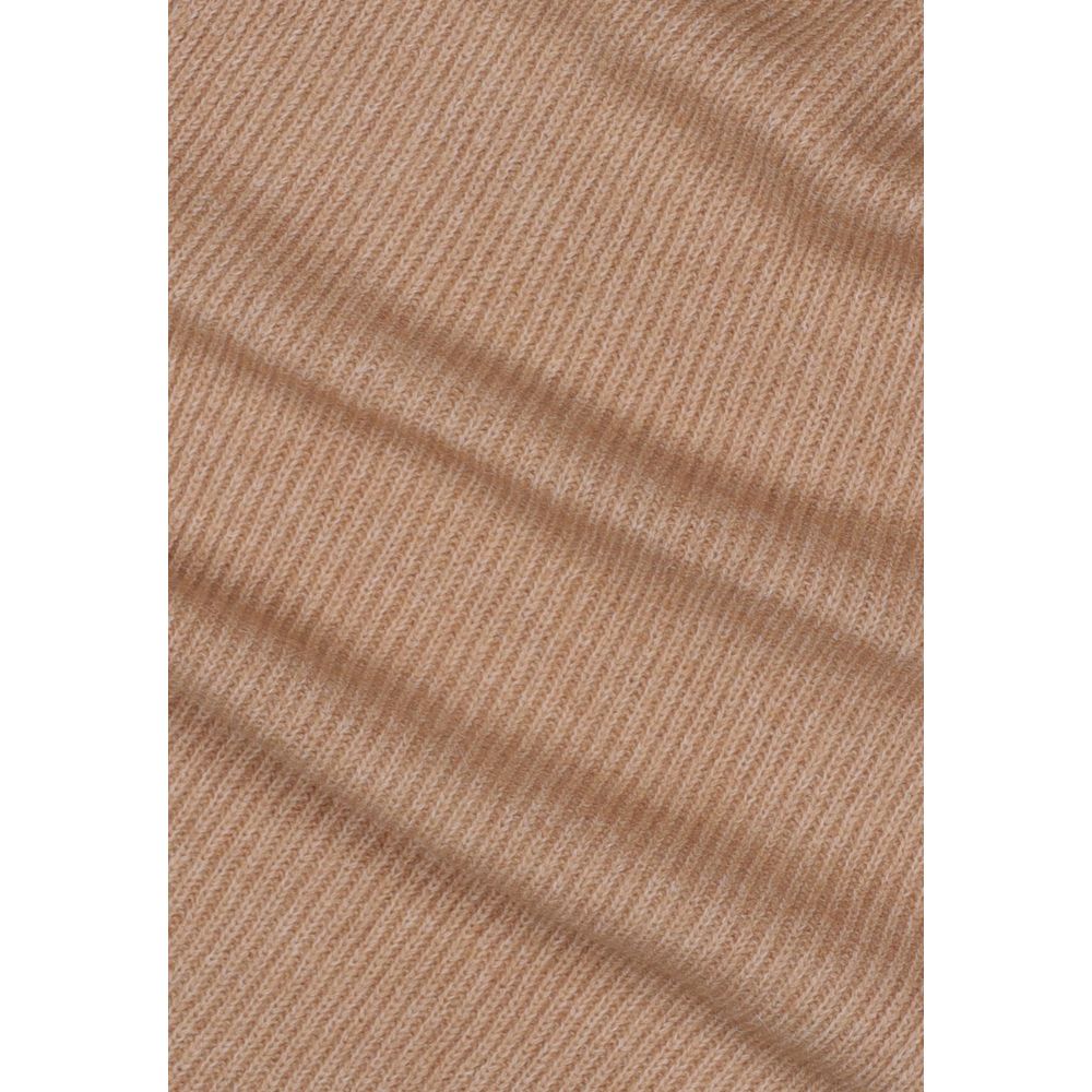 Pieces Beiger Schal aus recyceltem Polyester