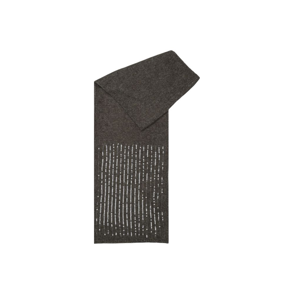 Pieces Zweifarbiger Schal aus recyceltem Polyester