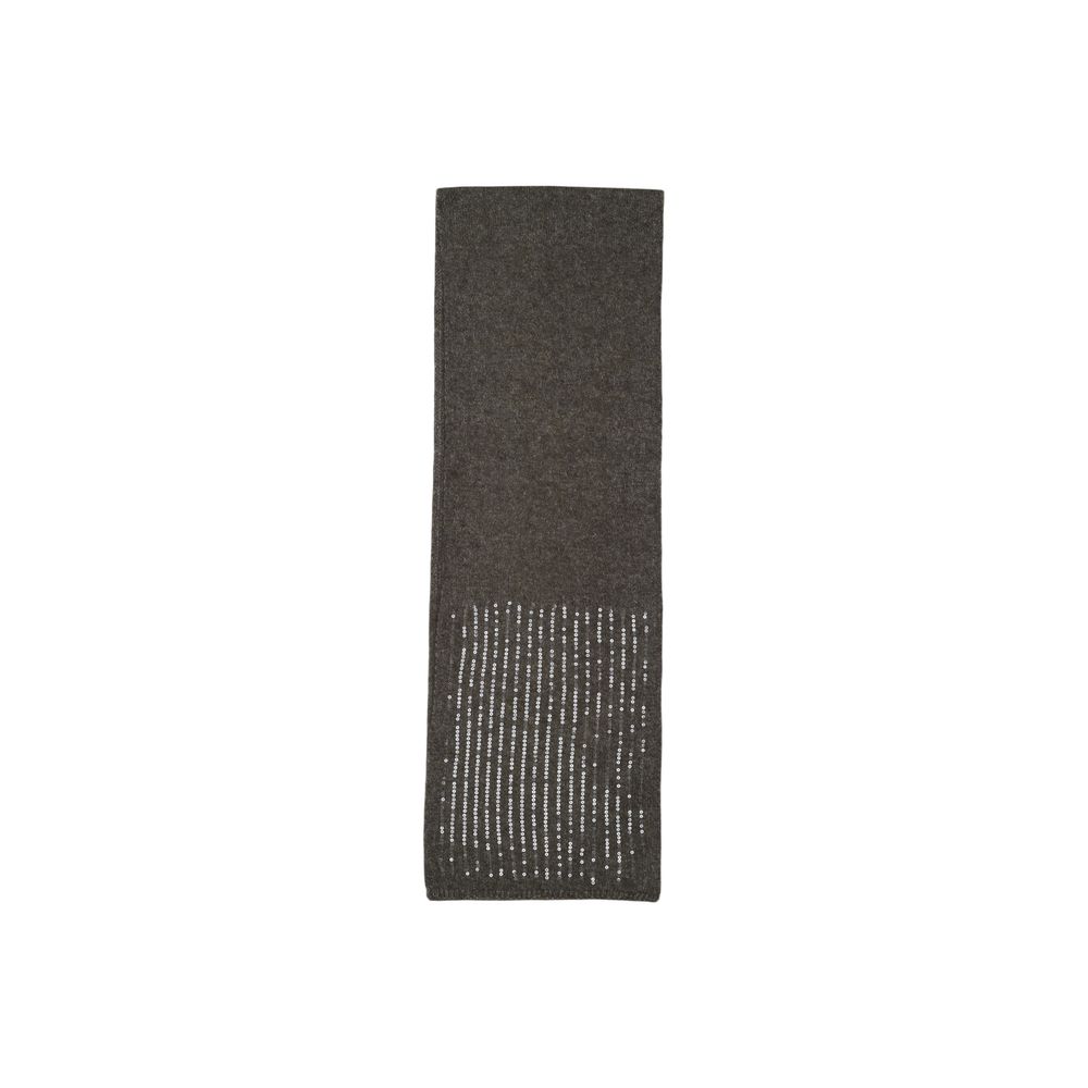 Pieces Zweifarbiger Schal aus recyceltem Polyester