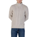 Gianni Lupo Grauer Marabu-Rollkragenpullover
