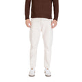 Gianni Lupo Jeans aus Baumwolle in Creme, Relaxed Fit