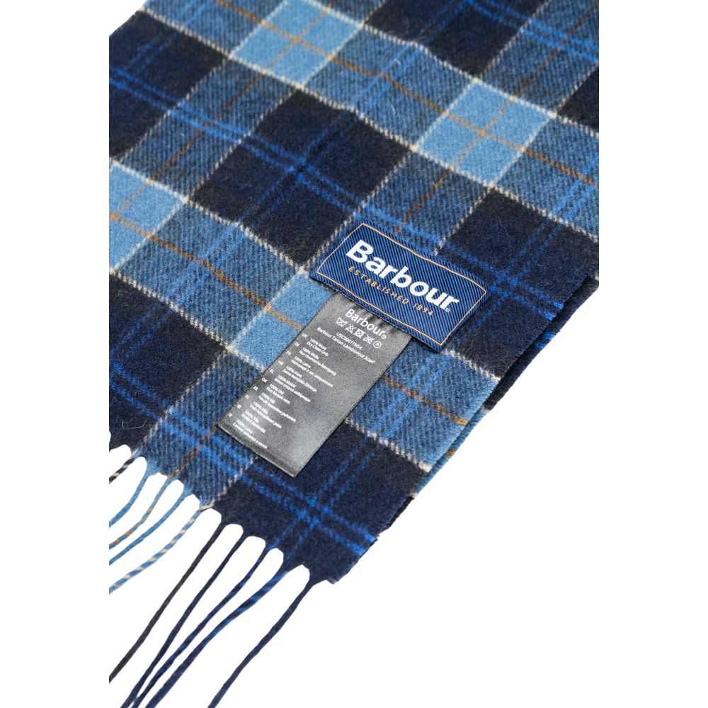 Barbour Blauer Wollschal