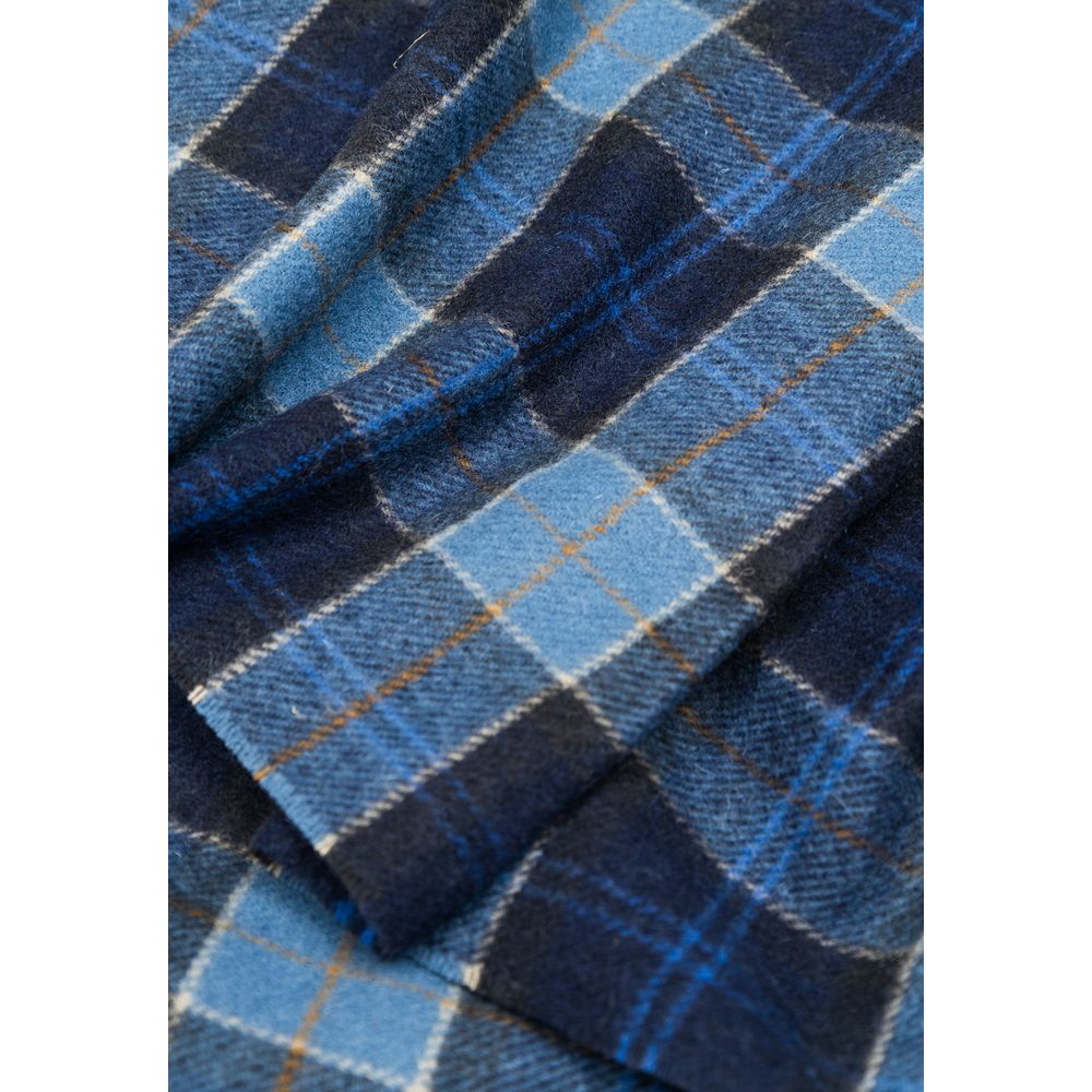 Barbour Blauer Wollschal