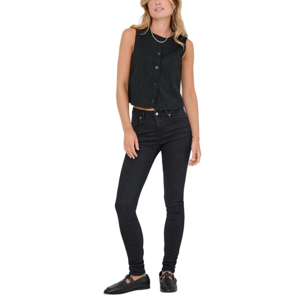 Only Black Waistcoat made from Recycled Polyester