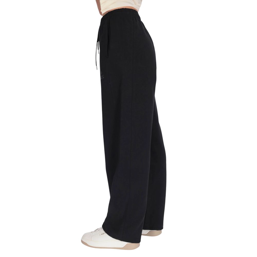 County of Milan Black Cotton Joggers (Sweatpants)