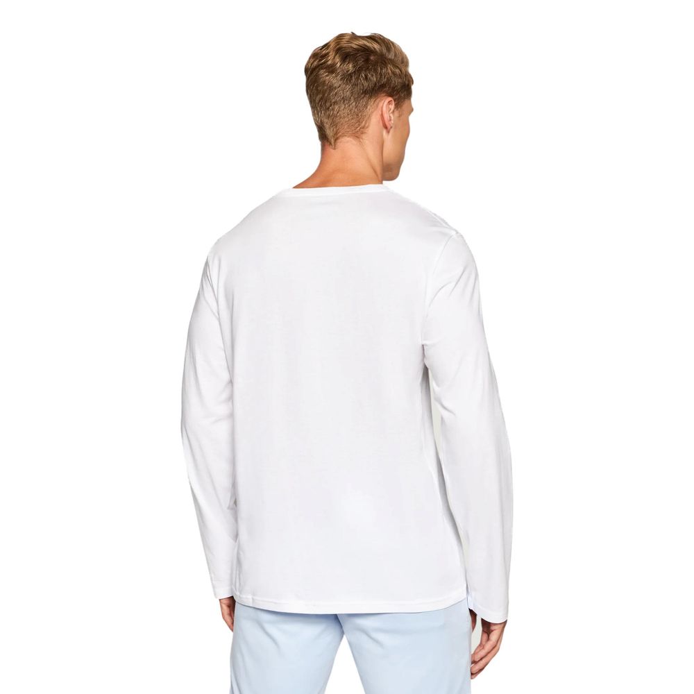 Ralph Lauren White Cotton Long-Sleeve T-Shirt