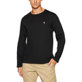 Ralph Lauren Schwarzes Langarm-T-Shirt aus Baumwolle