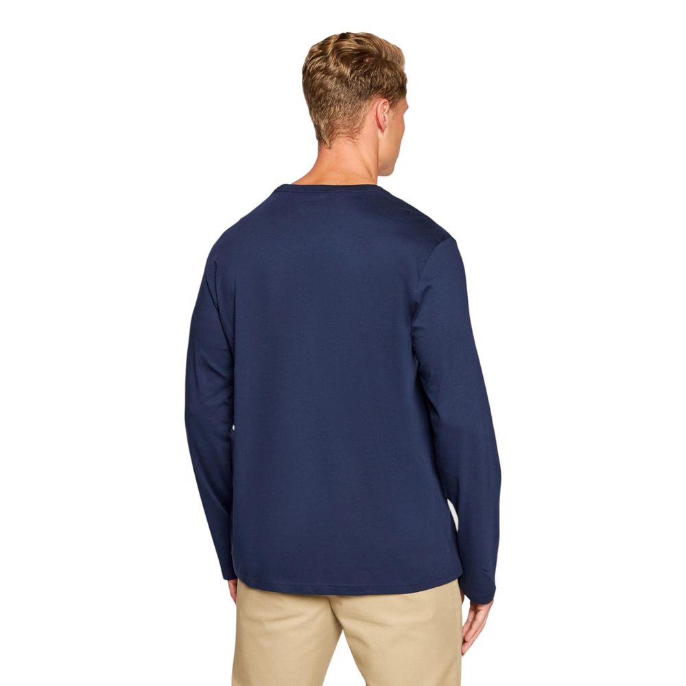 Ralph Lauren Blaues Baumwoll-Langarmshirt