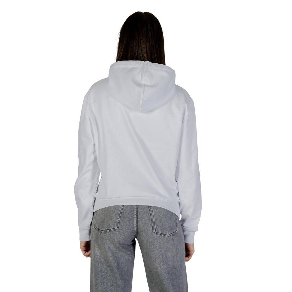 Calvin Klein Jeans Weißer Baumwoll-Hoodie
