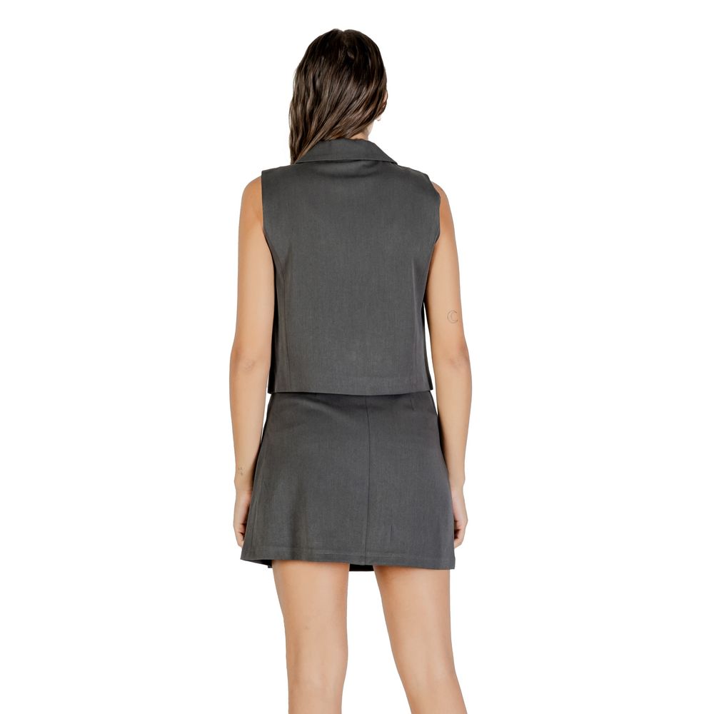 Only Grey Recycled Polyester Waistcoat