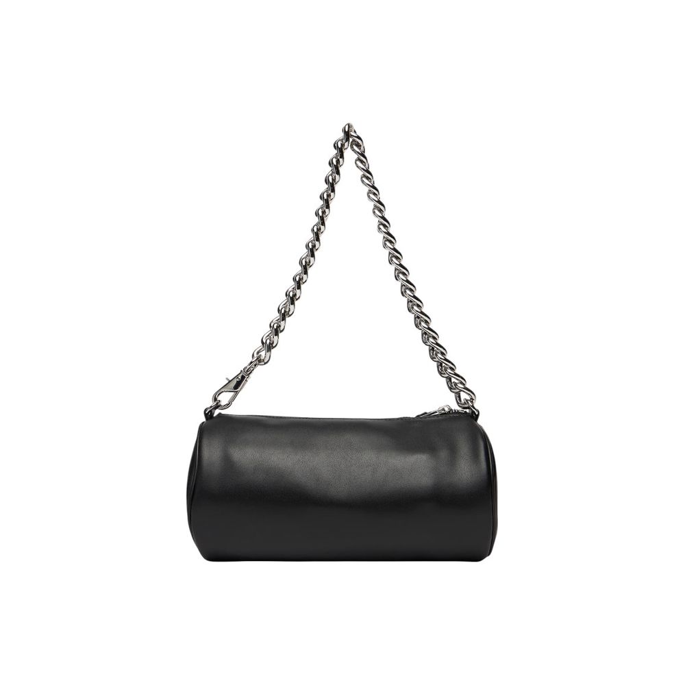 Tommy Hilfiger Jeans Schwarze Handtasche aus Kunstleder