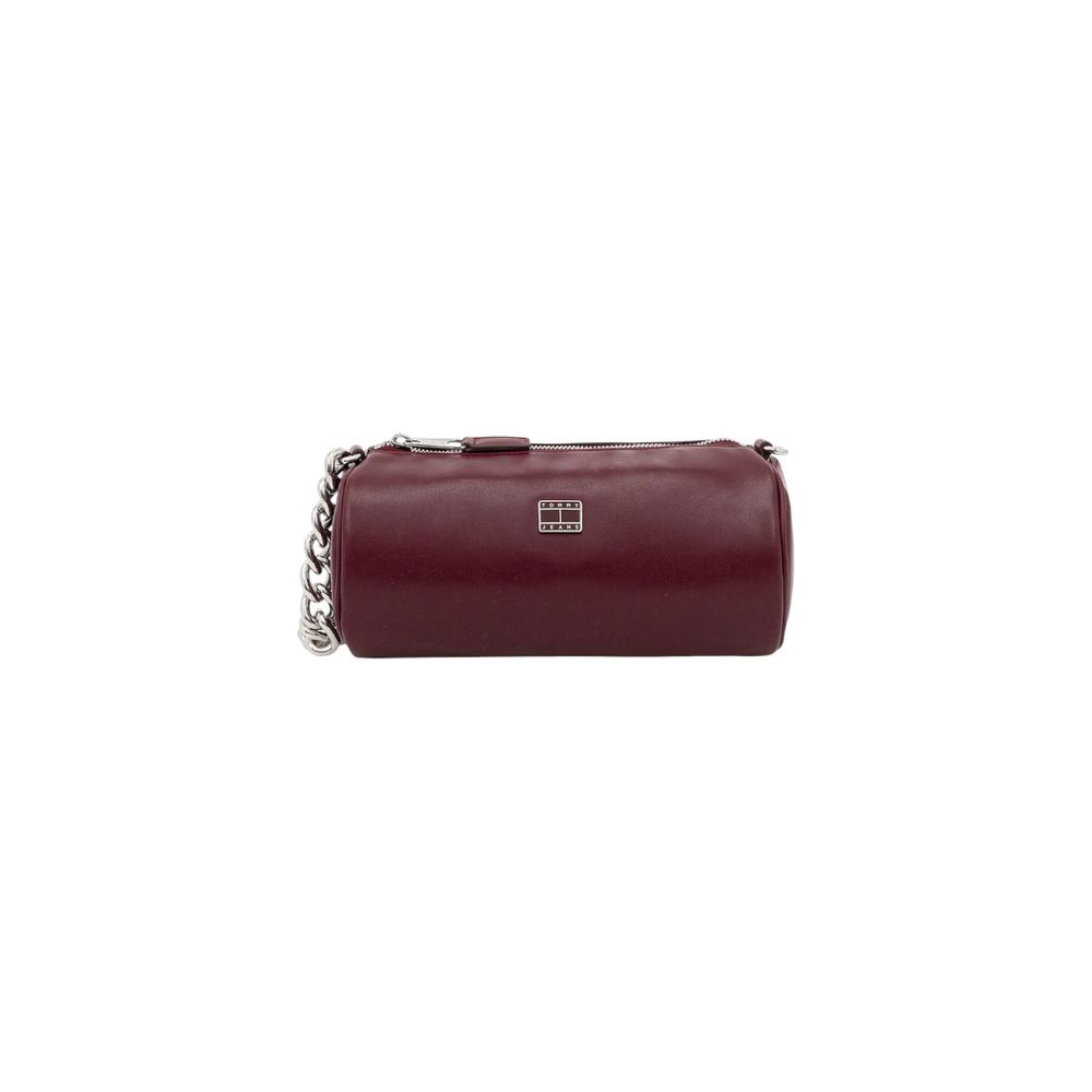 Tommy Hilfiger Jeans Bordeaux Kunstleder Handtasche