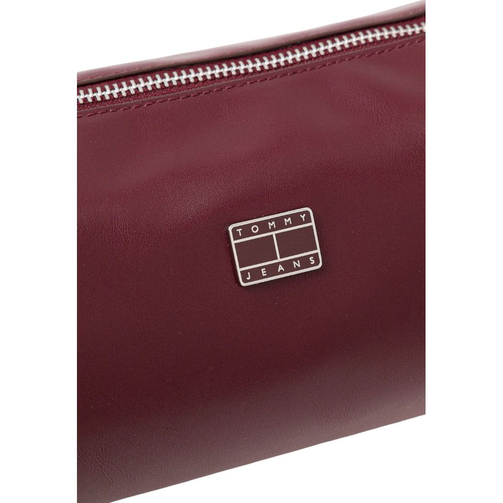 Tommy Hilfiger Jeans Bordeaux Kunstleder Handtasche