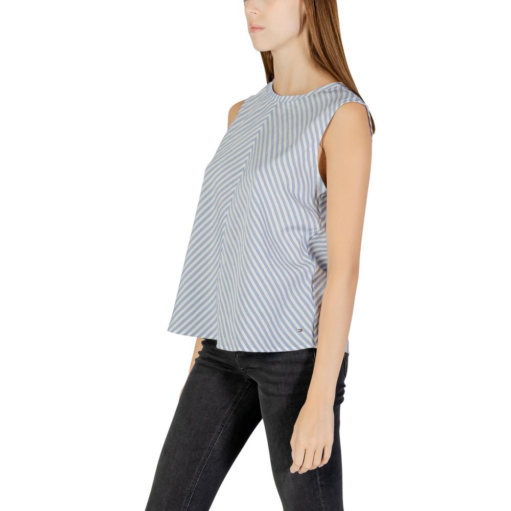 Tommy Hilfiger Jeans Blaue Baumwoll-Tanktops