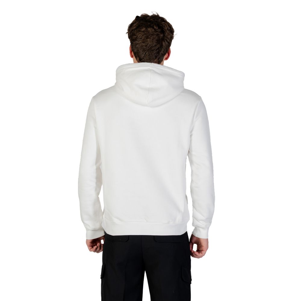 Icon Schwarz-weiße Baumwollkapuzenpullover