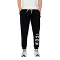 Icon Schwarze Baumwoll-Jogginghose (Trainingshose)