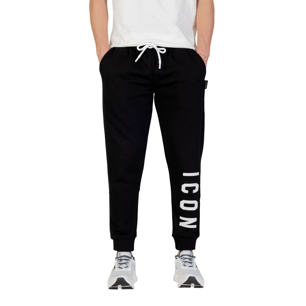 Icon Schwarze Baumwoll-Jogginghose (Trainingshose)