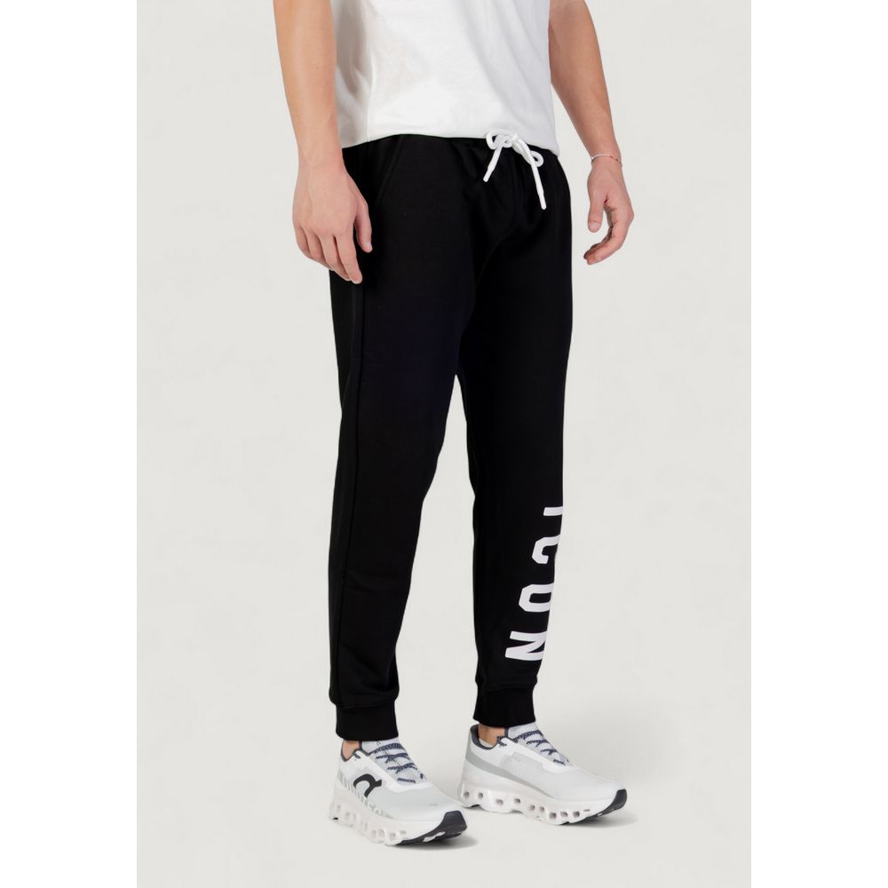 Icon Schwarze Baumwoll-Jogginghose (Trainingshose)