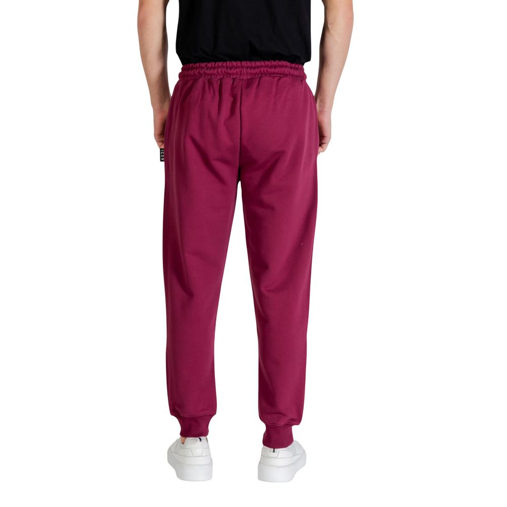 Icon Bordeaux Cotton Jogging Bottoms (Tracksuit Bottoms)