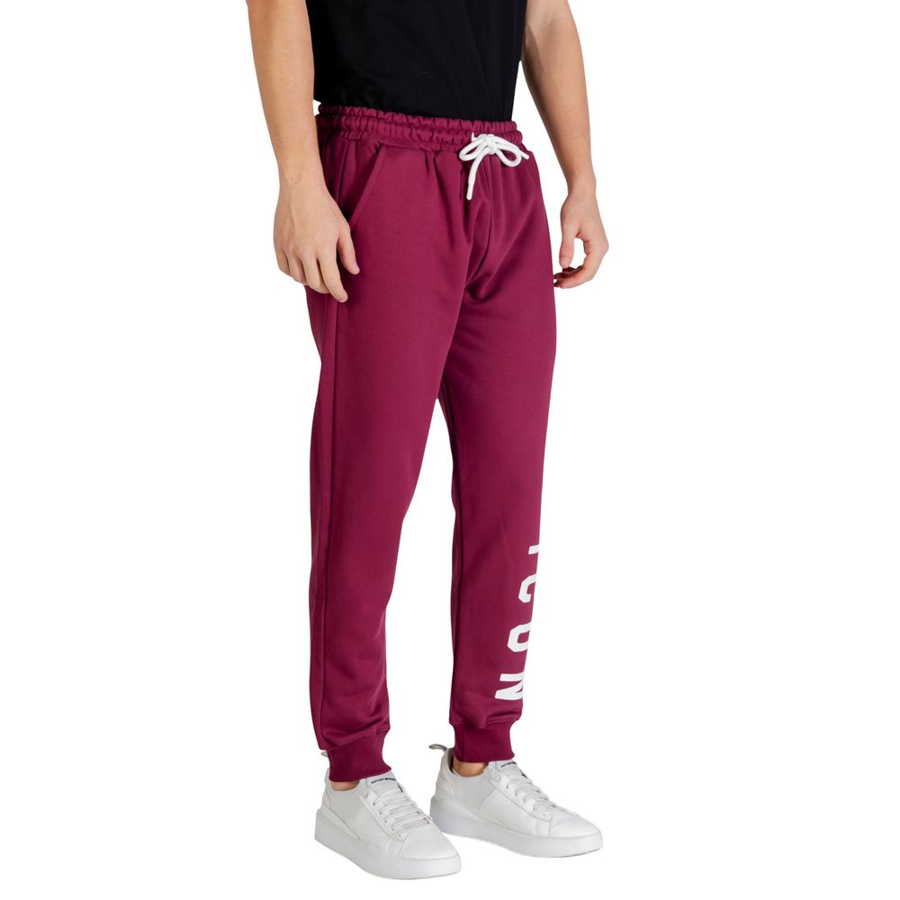 Icon Bordeaux Cotton Jogging Bottoms (Tracksuit Bottoms)