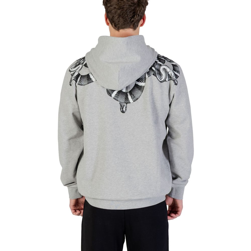 County of Milan Grauer Baumwoll-Hoodie