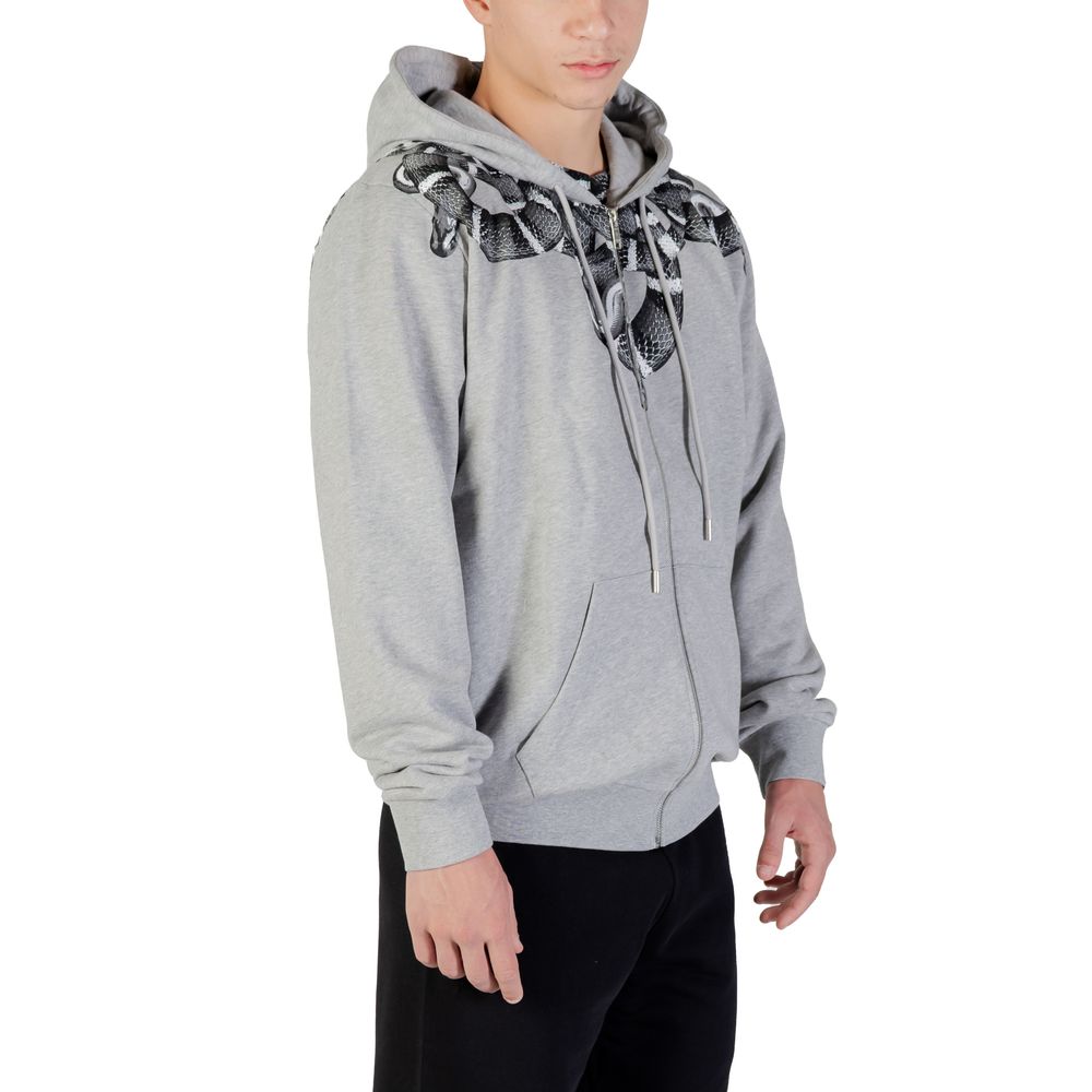 County of Milan Grauer Baumwoll-Hoodie