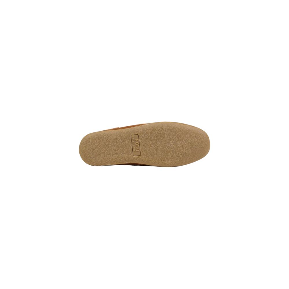 Ralph Lauren Braune Wildleder-Slipper