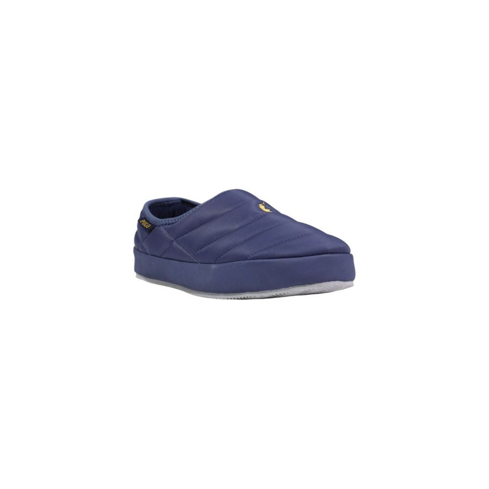 Ralph Lauren Blaue Textil-Slipper