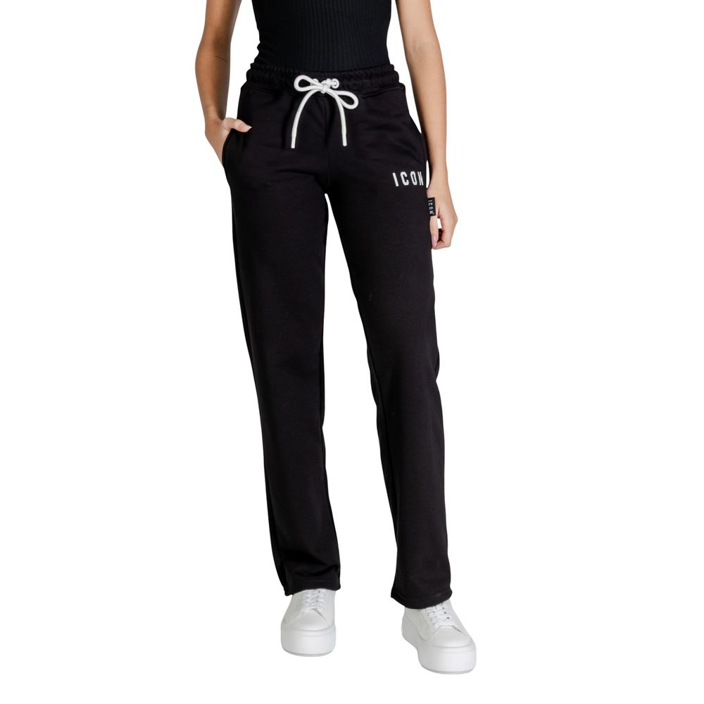 Icon Schwarze Baumwoll-Jogginghose (Trainingshose)