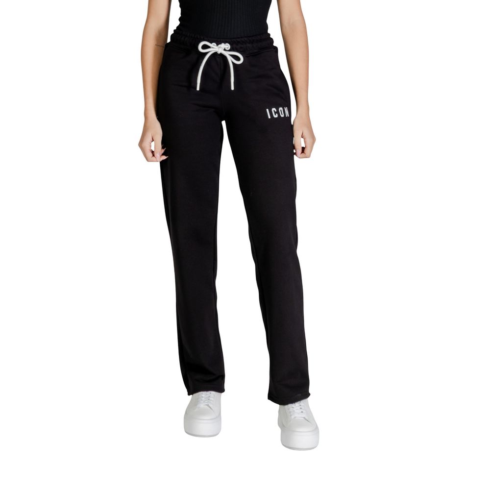 Icon Schwarze Baumwoll-Jogginghose (Trainingshose)