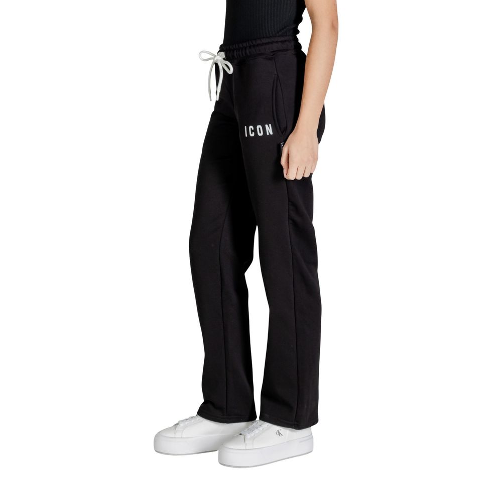 Icon Schwarze Baumwoll-Jogginghose (Trainingshose)