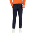 Borghese Blaue Baumwoll-Röhrenhose