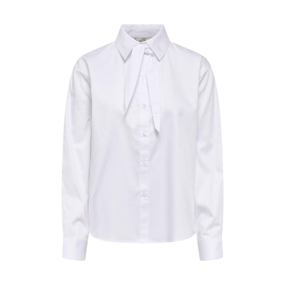 Jacqueline De Yong Weiße Baumwollbluse