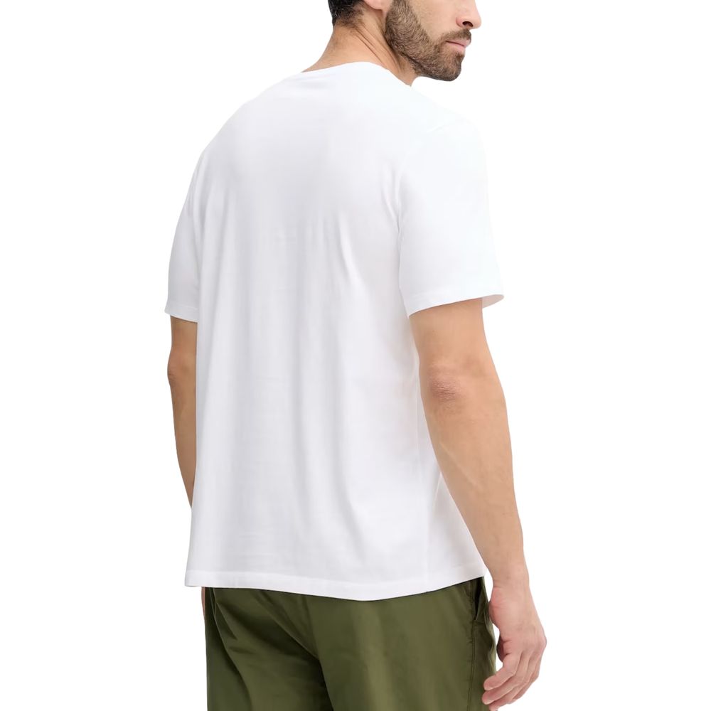 Calvin Klein Jeans Weißes Baumwoll-T-Shirt