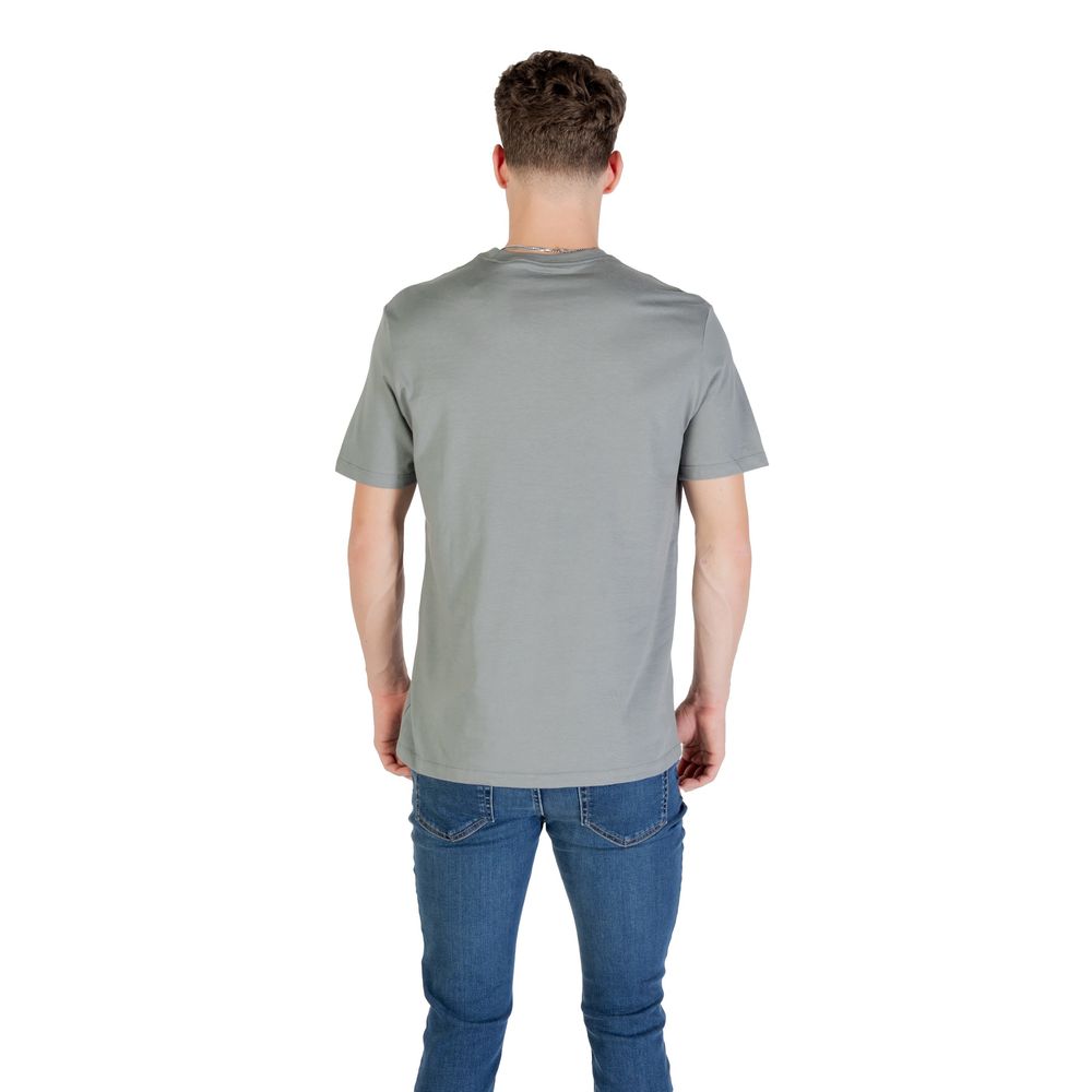 Calvin Klein Jeans Graues Baumwoll-T-Shirt