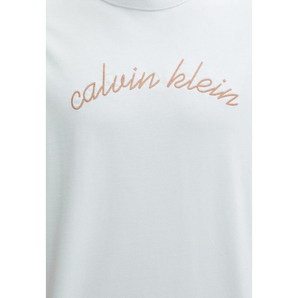Calvin Klein Jeans Blaues Baumwoll-T-Shirt