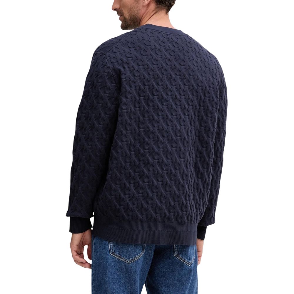 Calvin Klein Jeans Blauer Baumwoll-Sweatshirt