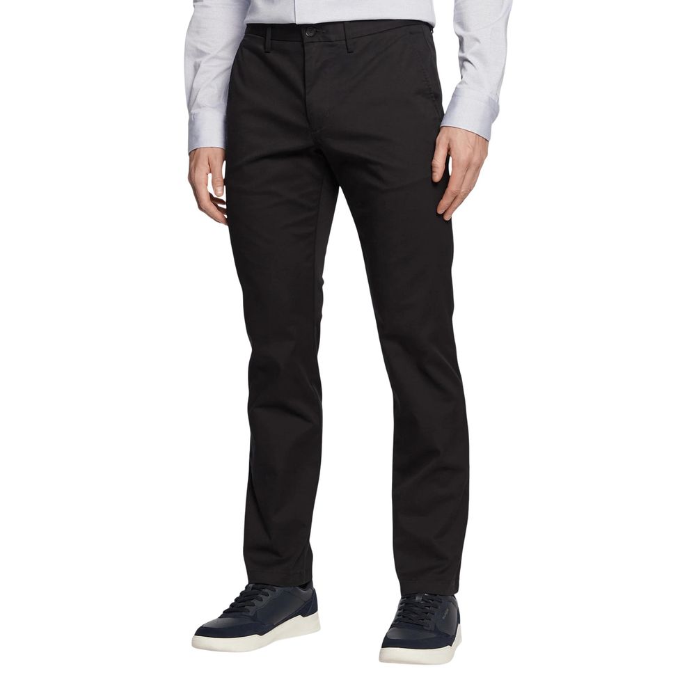 Tommy Hilfiger Schwarze Freizeithose aus recycelter Baumwolle