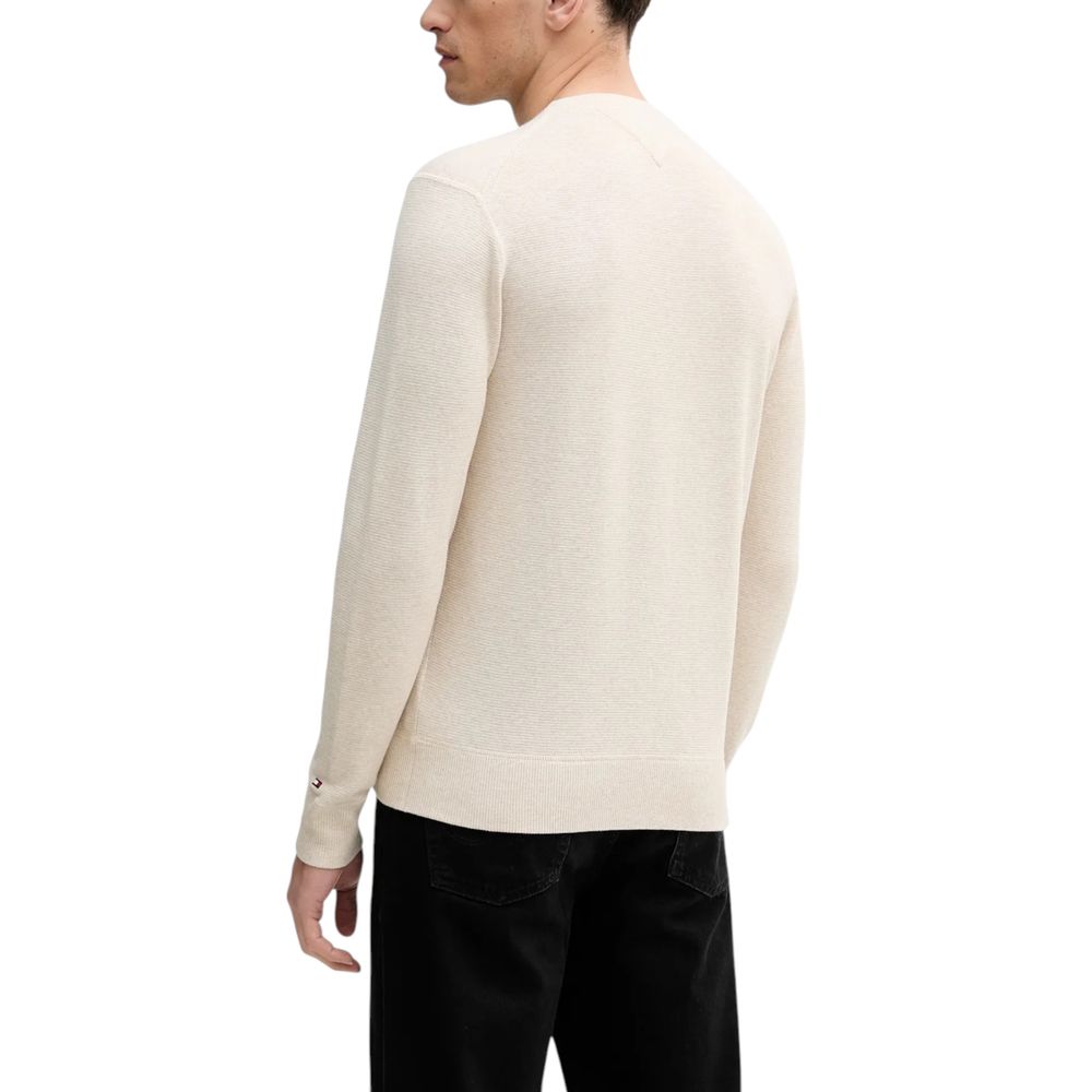 Tommy Hilfiger Beige Bio-Baumwoll-Sweatshirt