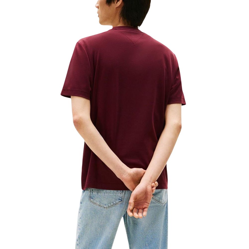 Tommy Hilfiger Burgundy Cotton Sportswear