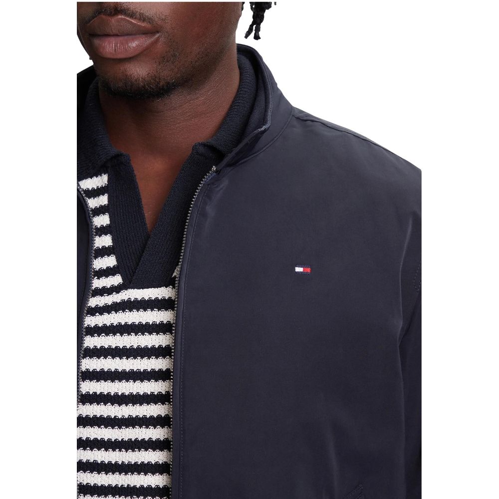 Tommy Hilfiger Blauer Bomber aus recyceltem Polyester