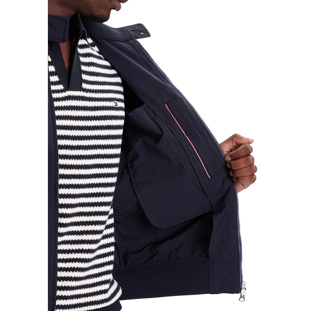 Tommy Hilfiger Blauer Bomber aus recyceltem Polyester