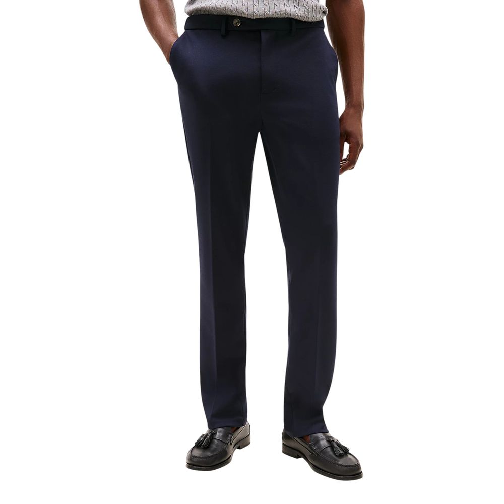 Tommy Hilfiger Blue Suit Trousers made from Recycled Polyester
