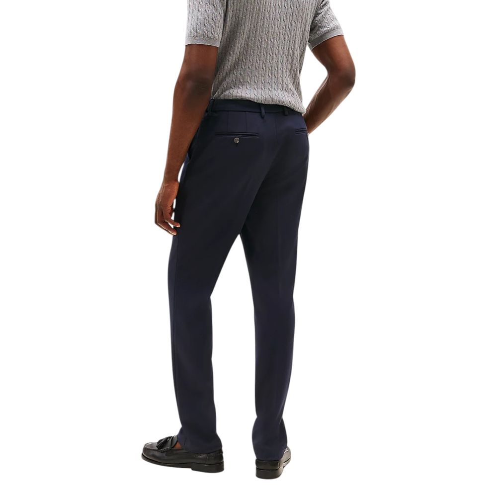 Tommy Hilfiger Blue Suit Trousers made from Recycled Polyester