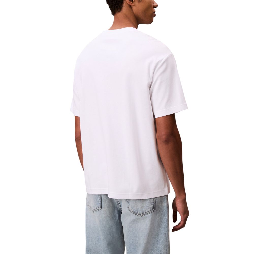 Calvin Klein Weißes Baumwoll-T-Shirt