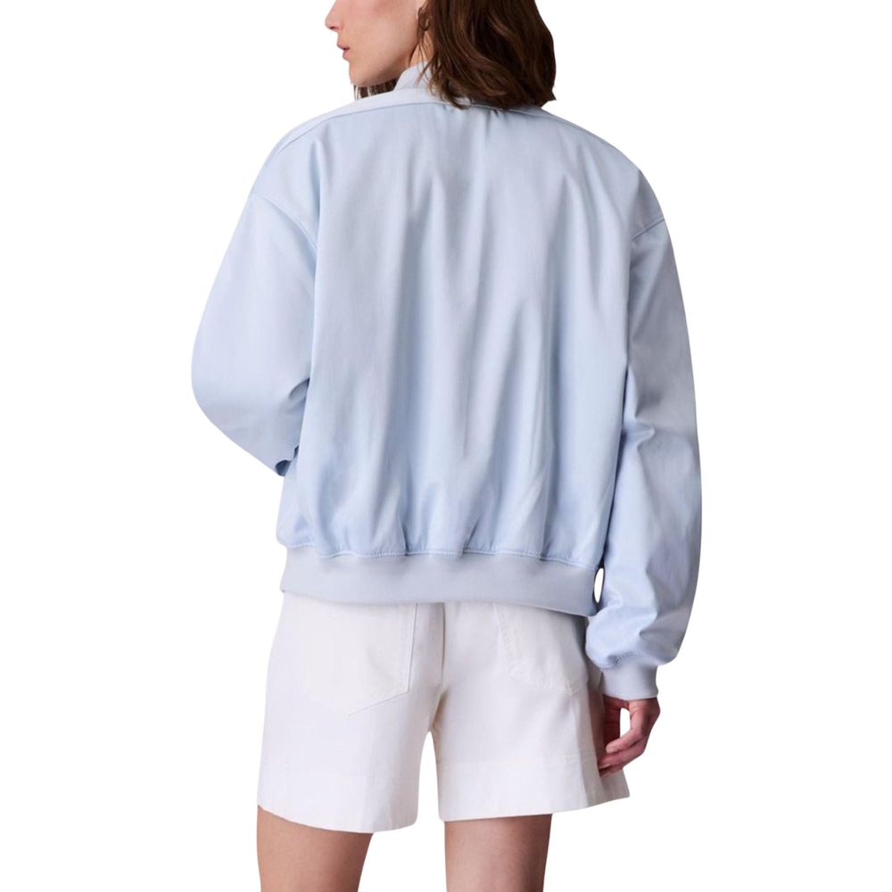 Calvin Klein Jeans Blauer Bomber aus recyceltem Polyester