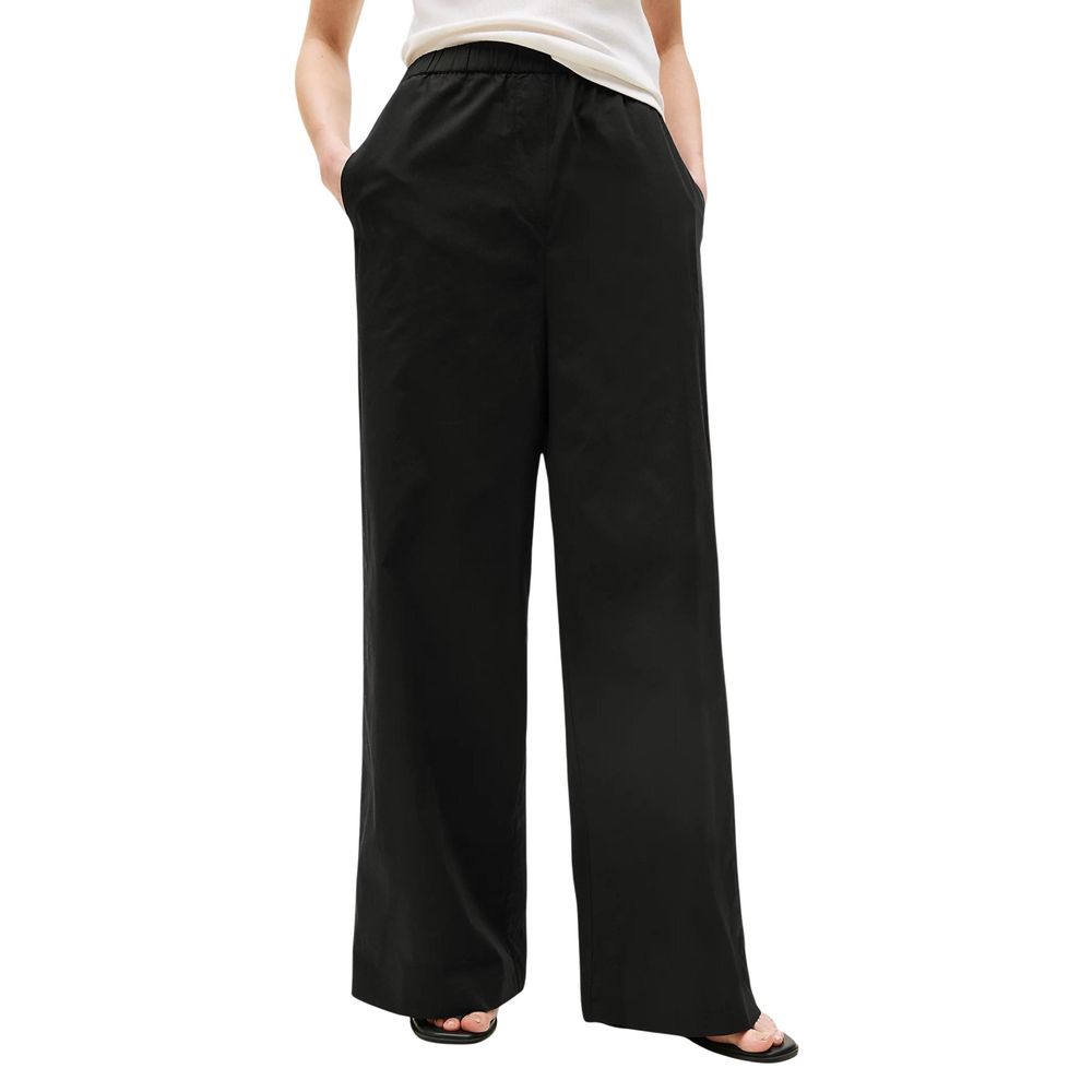Tommy Hilfiger Organic Cotton Black Casual Trousers